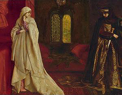 Dipinto di Cowper Frank Cadogan - Fair Rosamund e Eleanor